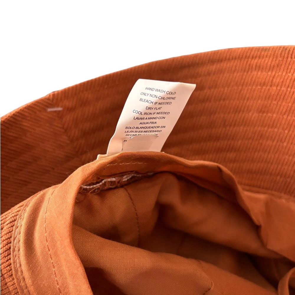 Universal Thread Corduroy Orange Bucket Hat - Picture 8 of 9
